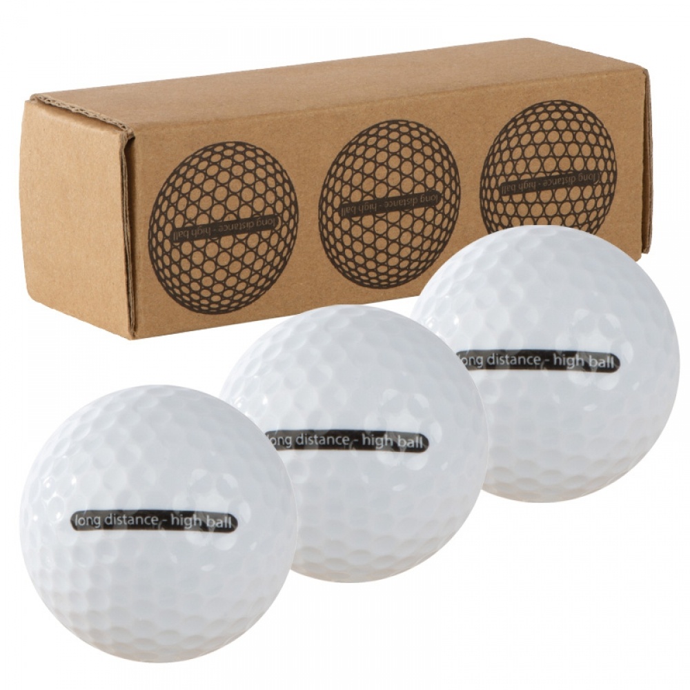 Logotrade promotional giveaway picture of: Golf balls, White