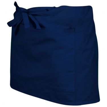 Logo trade promotional gift photo of: Apron - small 180g Eco tex, Blue