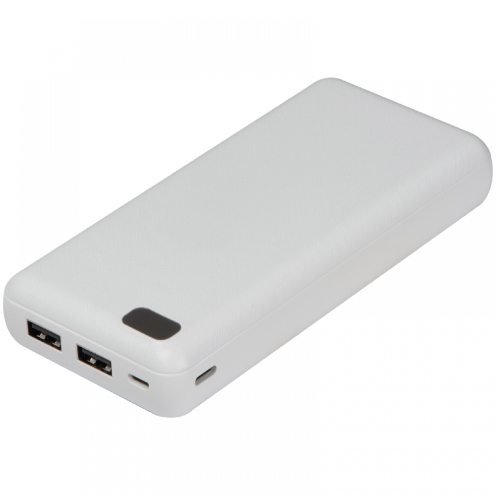 Logotrade business gifts photo of: Power bank 20.000 mAh, White