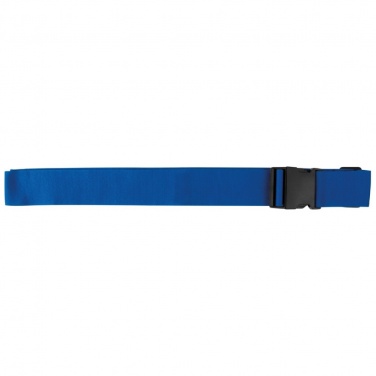 Logo trade promotional giveaway photo of: Adjustable luggage strap, Blue