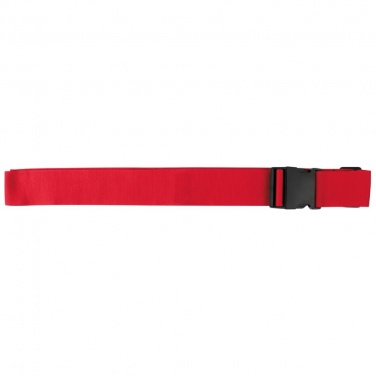 Logo trade promotional gift photo of: Adjustable luggage strap, Red