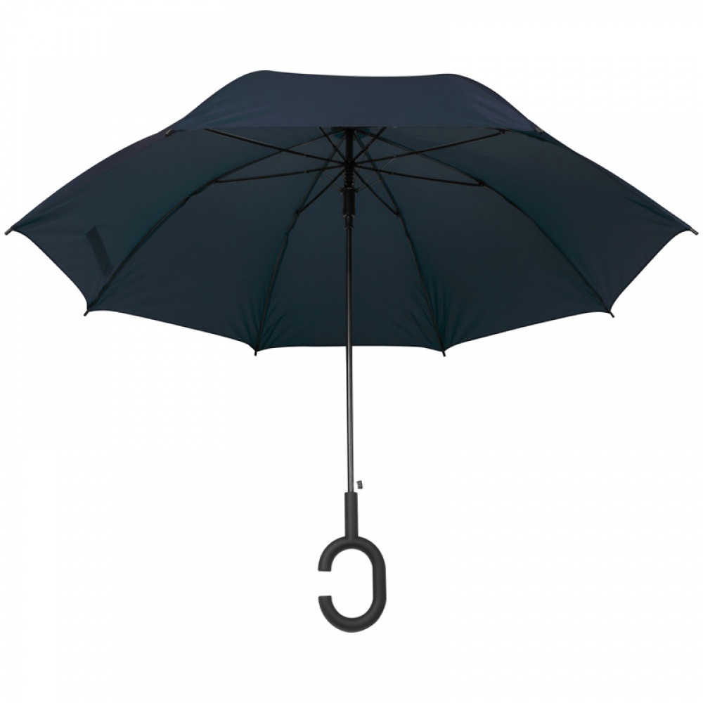 Logotrade promotional giveaway image of: Hands-free umbrella, Blue