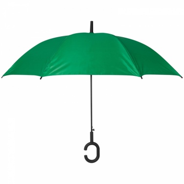 Logo trade promotional gift photo of: Hands-free umbrella, Green