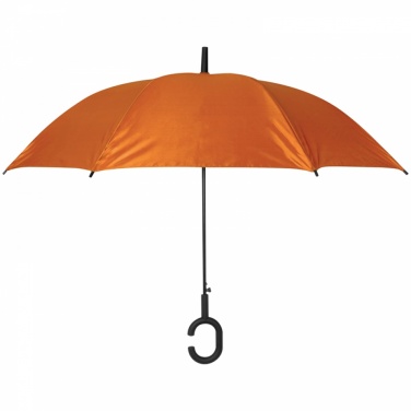 Logo trade promotional product photo of: Hands-free umbrella, Orange