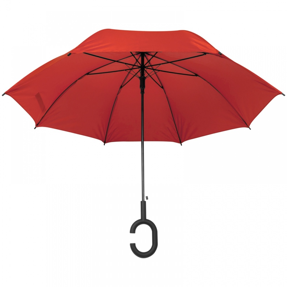 Logotrade advertising product picture of: Hands-free umbrella, Red