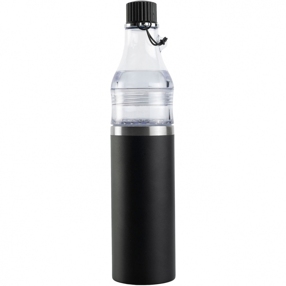 Logotrade corporate gifts photo of: Vacuum bottle DOMINIKA, Black