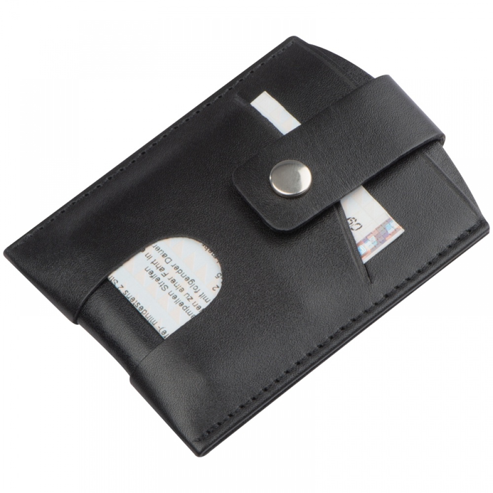 Logotrade promotional items photo of: RFID Card case, Black color