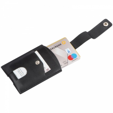 Logo trade corporate gift photo of: RFID Card case, Black color