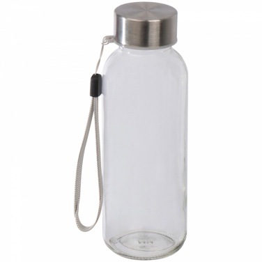 Logo trade corporate gift photo of: Drinking bottle with neoprene sleeve, Black/White