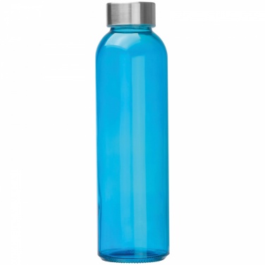 Logotrade advertising product picture of: Transparent drinking bottle with imprint, blue