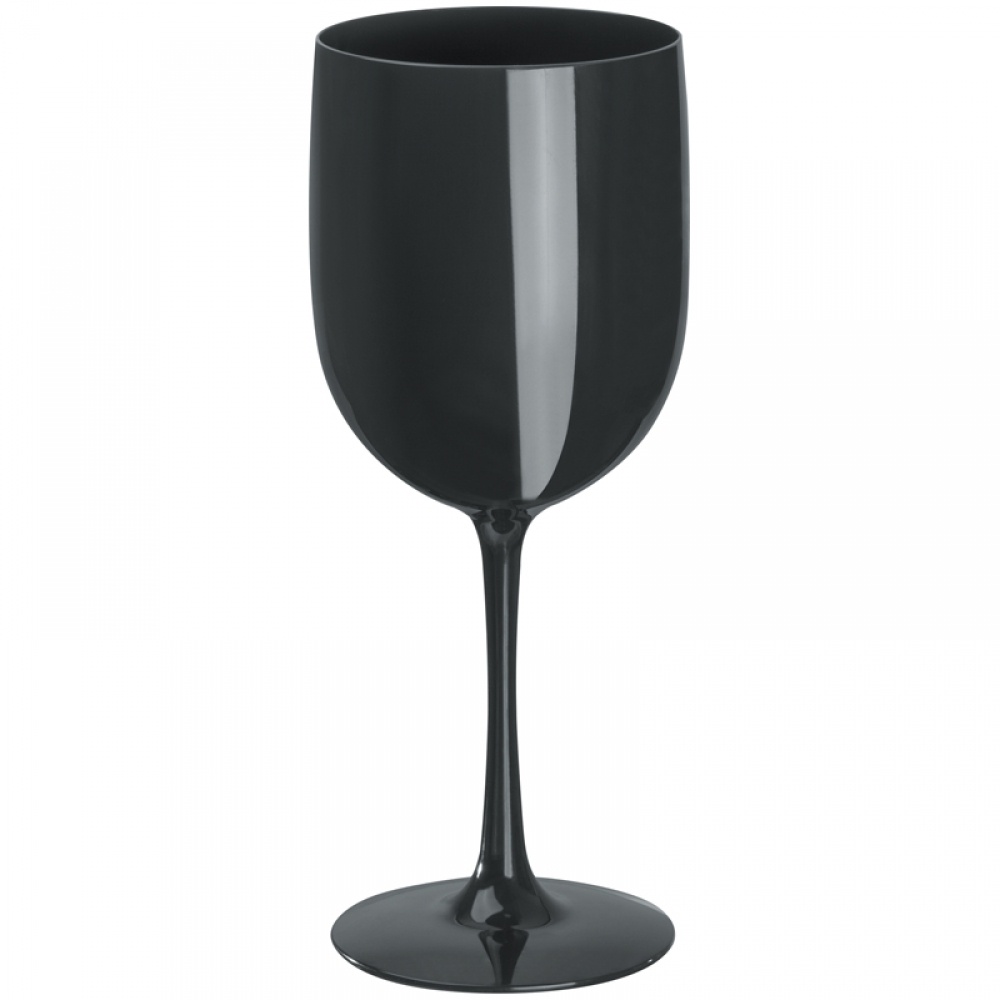 Logotrade business gift image of: PS Drinking glass 460 ml, Black