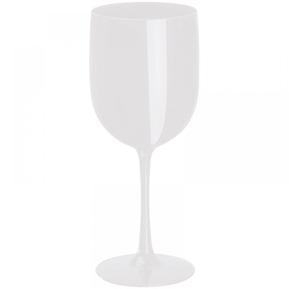 Logo trade promotional giveaways image of: PS Drinking glass 460 ml, White