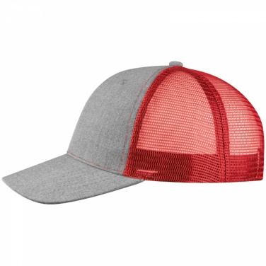 Logo trade promotional giveaways picture of: Baseball Cap with net, Red