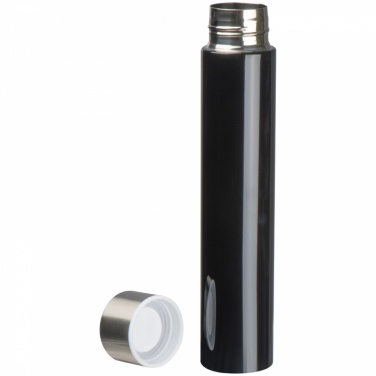 Logo trade business gifts image of: Thermos flask 310 ml, Black/White