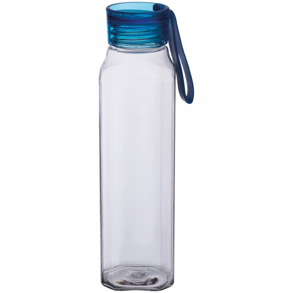 Logotrade advertising products photo of: TRITAN bottle with handle 650 ml, Blue