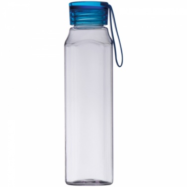 Logo trade promotional giveaways image of: TRITAN bottle with handle 650 ml, Blue