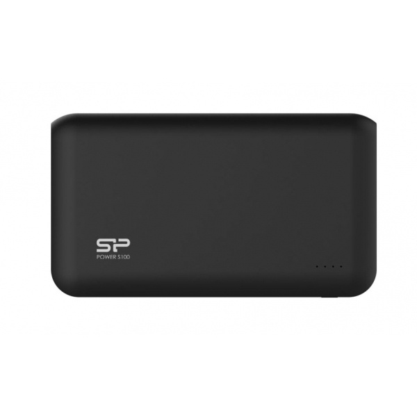 Logotrade corporate gift picture of: Power Bank Silicon Power S100, Black/White