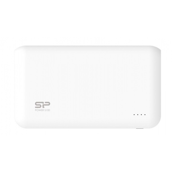 Logotrade promotional merchandise photo of: Power Bank Silicon Power S100, White