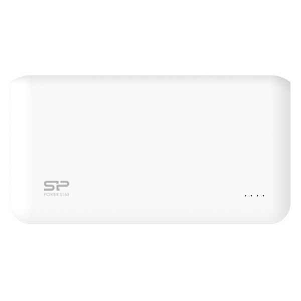 Logo trade promotional giveaways picture of: Power Bank Silicon Power S150, White