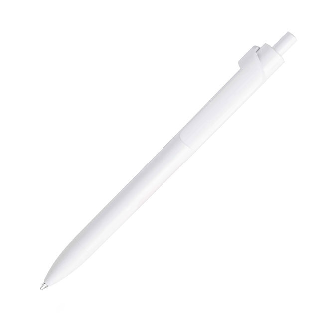 Logotrade promotional product image of: Forte Safe Touch antibacterial ballpoint pen, white