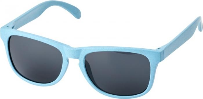 Logo trade promotional product photo of: Rongo wheat straw sunglasses, light blue