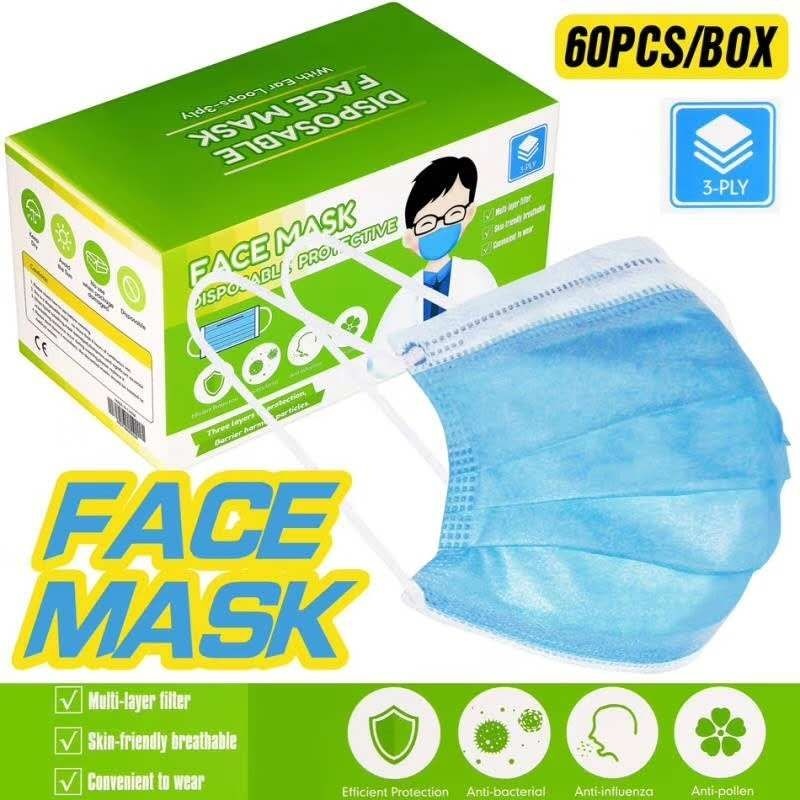 Logotrade corporate gift image of: Medical mask, 3-layer, disposable