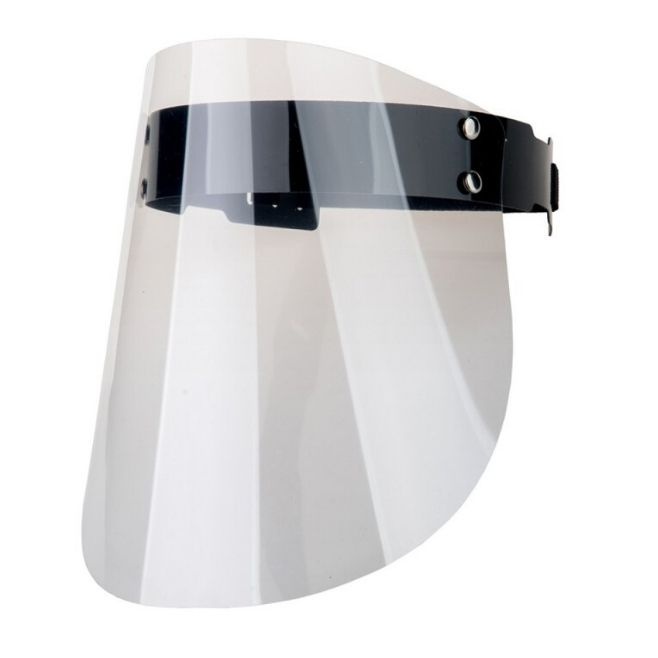 Logo trade promotional giveaways image of: Transparent face visor