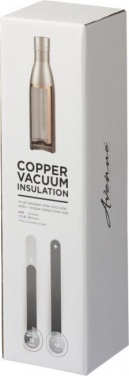 Logotrade promotional merchandise image of: Vasa copper vacuum insulated bottle, 500 ml, silver