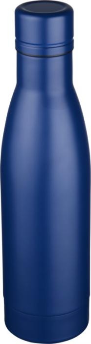 Logo trade advertising products image of: Vasa copper vacuum insulated bottle, 500 ml, blue