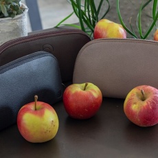 Apple Leather Toiletry Bag