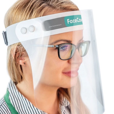 Logo trade promotional items image of: Face cover, transparent