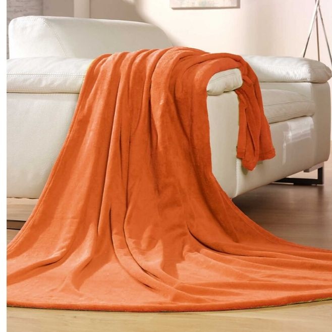 Logotrade advertising product picture of: Memphis blanket, orange