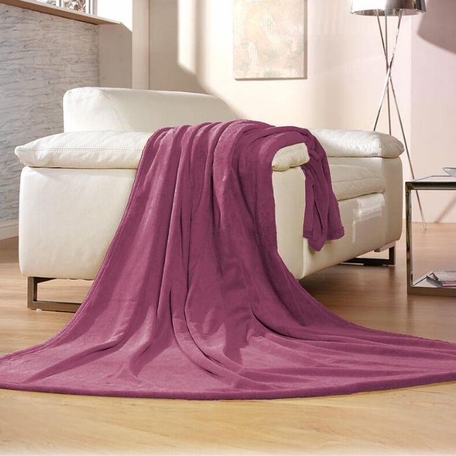 Logotrade promotional merchandise photo of: Memphis blanket, purple