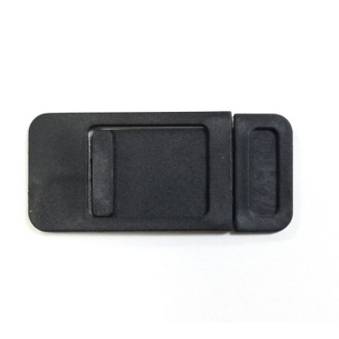 Logo trade promotional merchandise image of: Biodegradable web cam cover, black