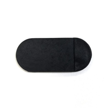 Logo trade promotional giveaways picture of: Biodegradable web cam cover, black