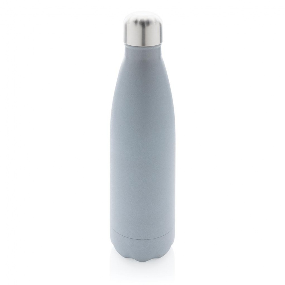 Logotrade corporate gifts photo of: Vacuum insulated reflective visibility bottle, grey