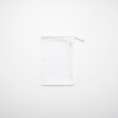 Logo trade promotional merchandise picture of: VEGE Bag, net material, 15x21 cm, white