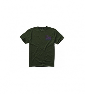 Logotrade promotional gifts photo of: Nanaimo short sleeve T-Shirt, army green