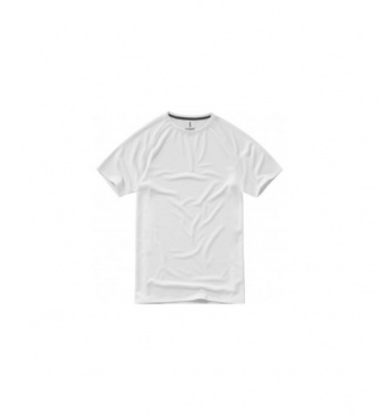 Logo trade corporate gifts image of: Niagara short sleeve T-shirt, white