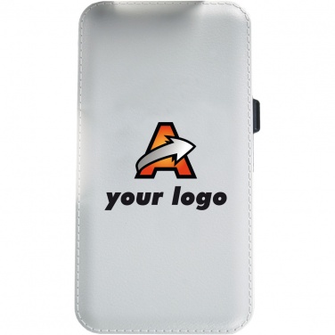 Logo trade promotional merchandise image of: Powerbank 9000 mAh ALL IN ONE, white