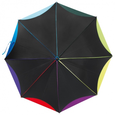 Logo trade promotional giveaways picture of: Beautiful rainbow umbrella, multicolor