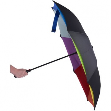 Logotrade corporate gift picture of: Colourful reversible automatic umbrella, multicolor