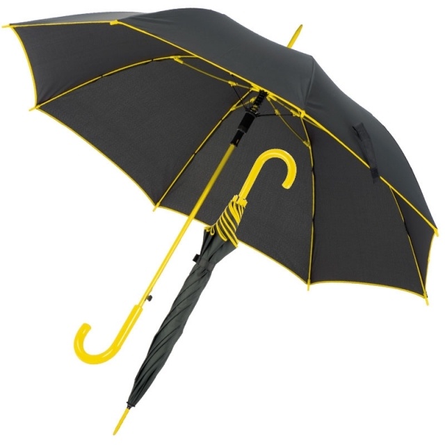 Logo trade advertising products image of: Umbrella 'Paris'  ø 103, yellow