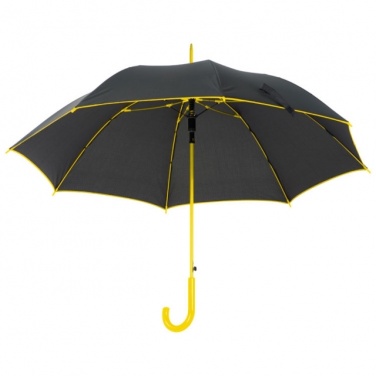 Logo trade advertising product photo of: Umbrella 'Paris'  ø 103, yellow