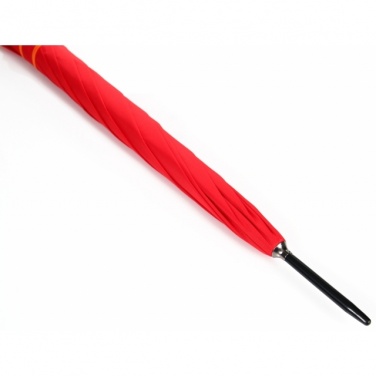 Logo trade advertising products image of: Classical umbrella 'Lexington',  red