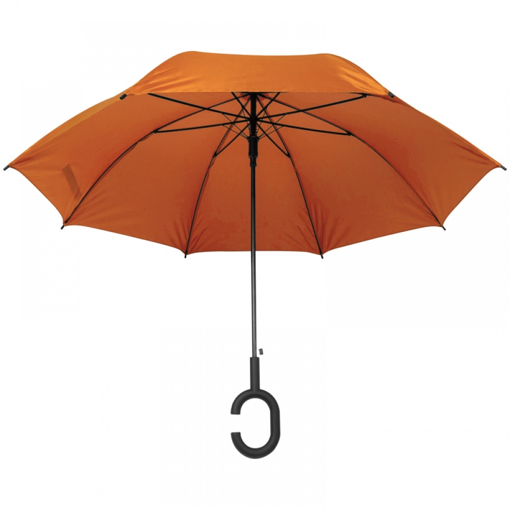 Logotrade promotional item picture of: Hands-free convinient umbrella, Orange