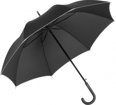 Logo trade promotional merchandise image of: Windproof AC alu midsize umbrella Windmatic, black