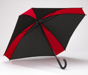 Logotrade business gift image of: Colorful umbrella Saint Tropez, red/black