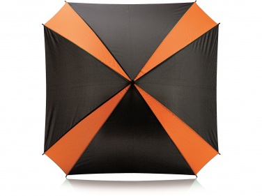 Logo trade corporate gifts picture of: Cool colorful umbrella Saint Tropez, orange/black