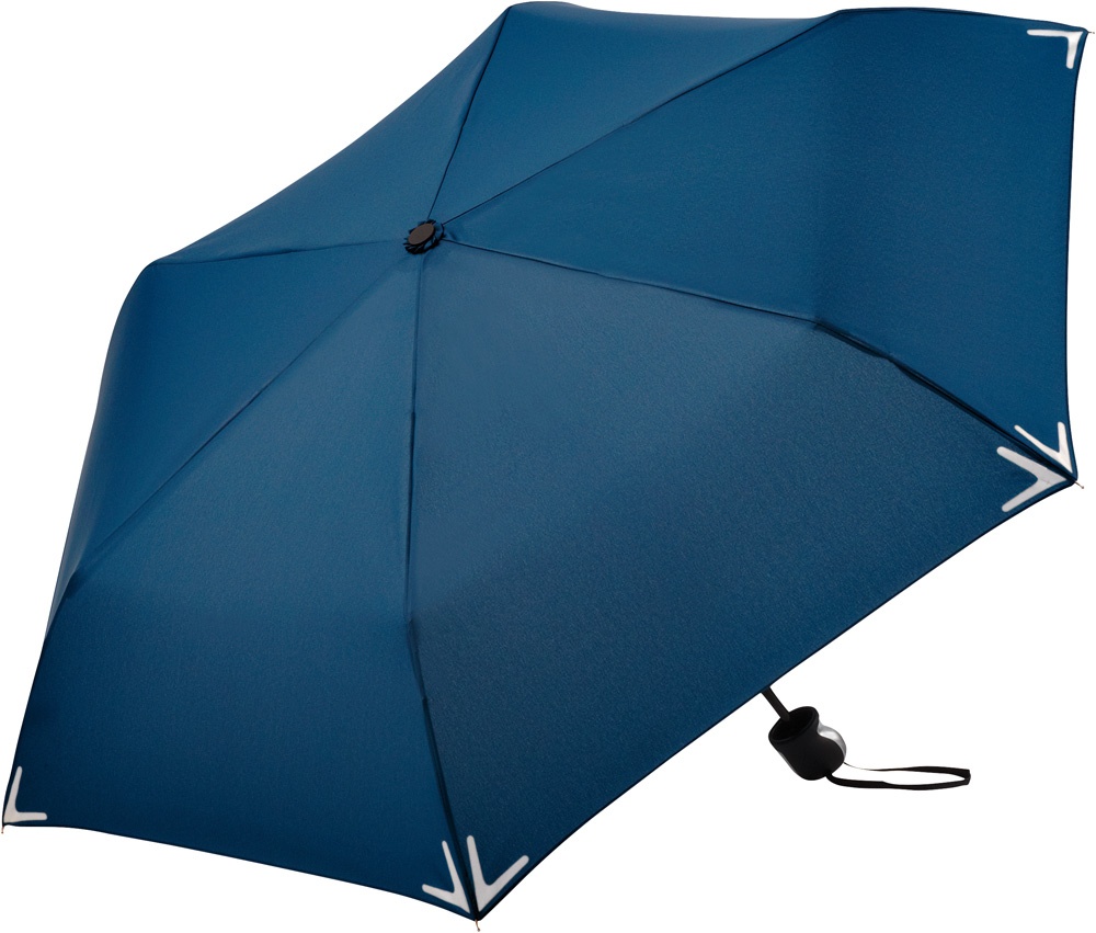 Logo trade promotional products picture of: Mini safety umbrella Safebrella® 5071, blue